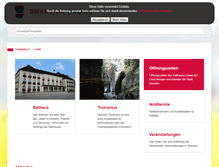 Tablet Screenshot of dornbirn.at